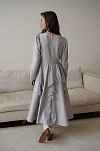 Платье Зои для беременных и кормящих мам - графит