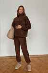 Брюки Арктика для беременных - шоколад