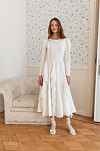 Платье Зои для беременных и кормящих мам - кремовый