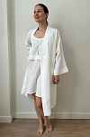 Ночная сорочка Эмили для беременных и кормящих мам - айвори